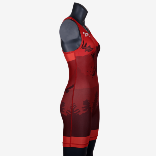 2019 Freestyle Soaring Eagle Singlet Womens - Red - Image 10