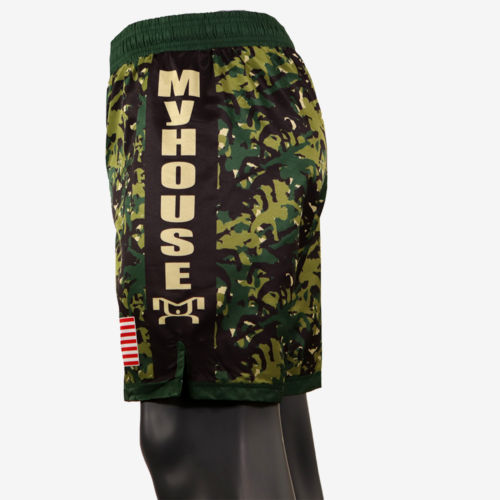 MyHOUSE USA "Wrestler Camo" Shorts - Green - Image 22