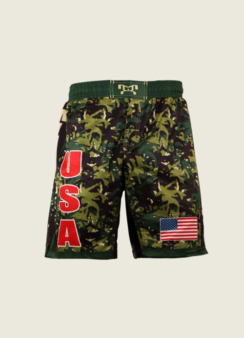 MyHOUSE USA "Wrestler Camo" Shorts - Green