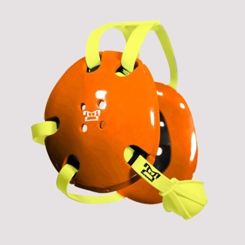 Orange and Yellow Earshot Head Gear