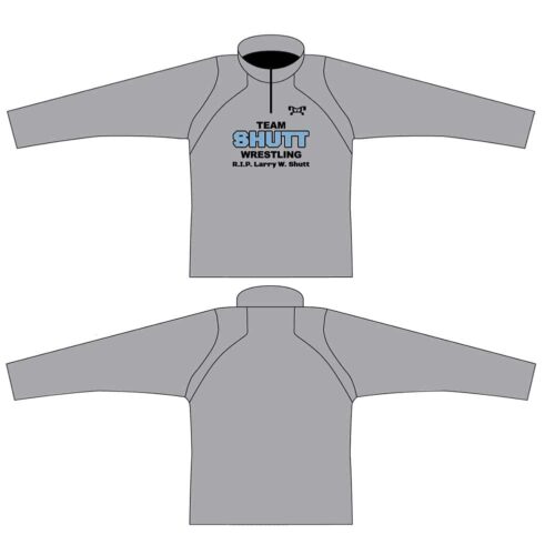 Team Shutt Custom Grey Quarter Zip