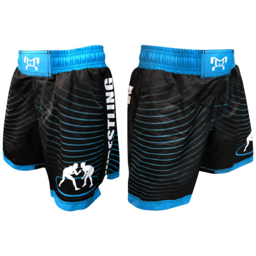 Women's Blue & Black Wave Short