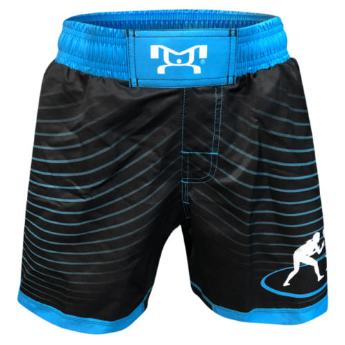 Women's Blue & Black Wave Short