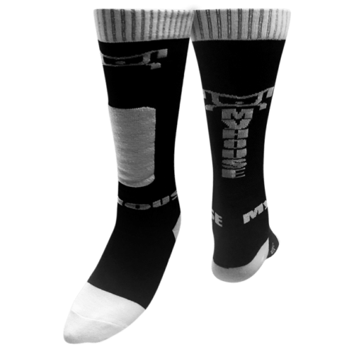 MyHOUSE Deadlift Socks - Black and White