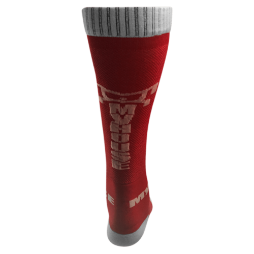 MyHOUSE Deadlift Socks - Red and White - Image 3