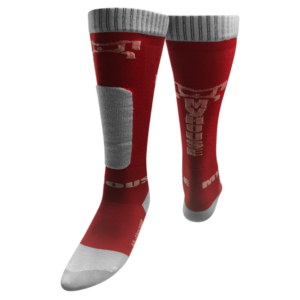 MyHOUSE Deadlift Socks - Red and White