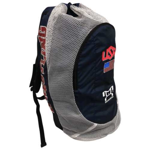 MyHouse Navy USA Gear Bag With Water Bottle Pocket