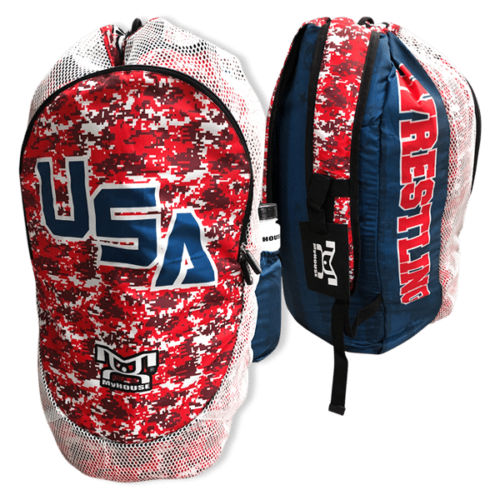 USA RWB Camo - With Water Bottle Pouch