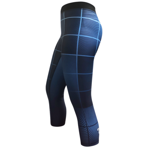 Wavy Plaid Women's Leggings - Image 5