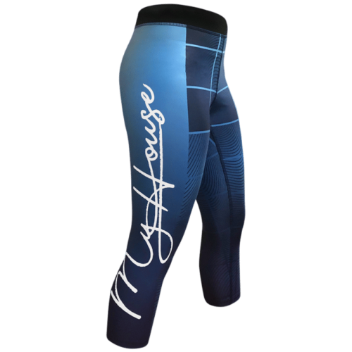 Wavy Plaid Women's Leggings - Image 6