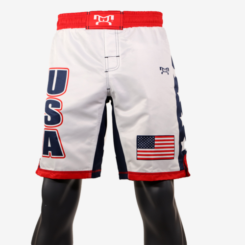 USA White Fully Sublimated Shorts with Stars - Image 33
