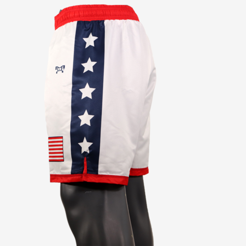 USA White Fully Sublimated Shorts with Stars - Image 24