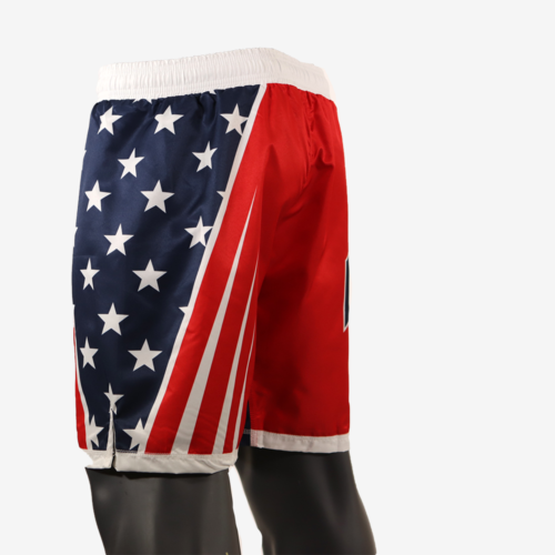 Red USA  Fully Sublimated Fight Shorts - Image 26