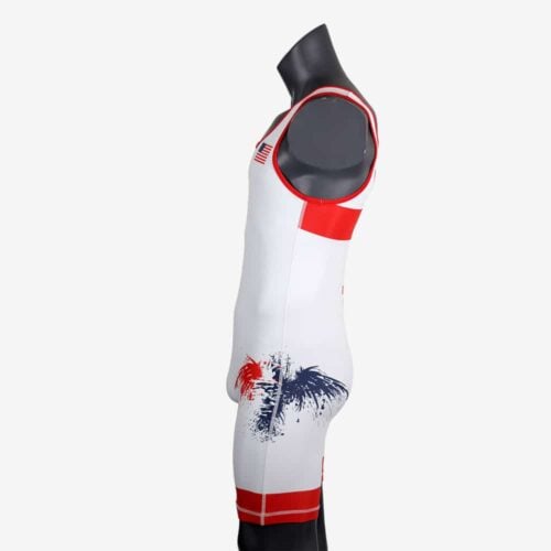 MyHouse USA Freestyle - White Singlet - Image 34