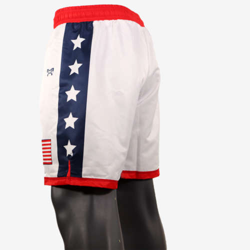 USA White Fully Sublimated Shorts with Stars - Image 23