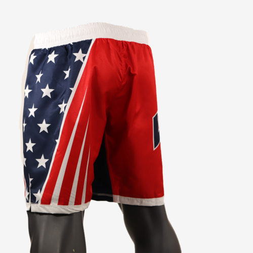 Red USA  Fully Sublimated Fight Shorts - Image 24