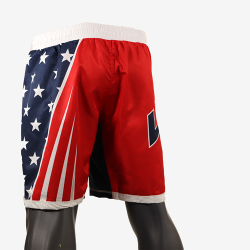 Red USA  Fully Sublimated Fight Shorts - Image 23