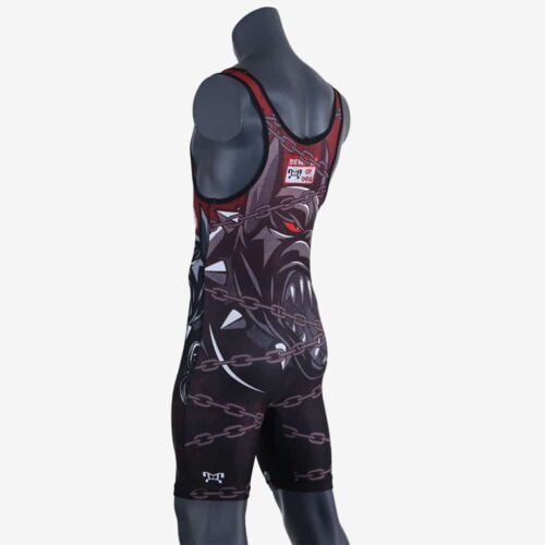 Beware of Dog MyHOUSE Singlet - Red - Image 25
