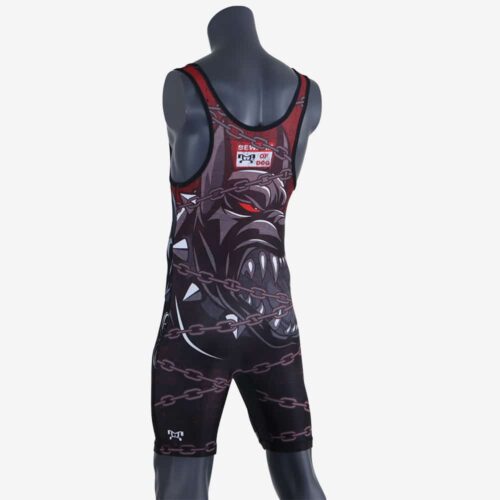 Beware of Dog MyHOUSE Singlet - Red - Image 23