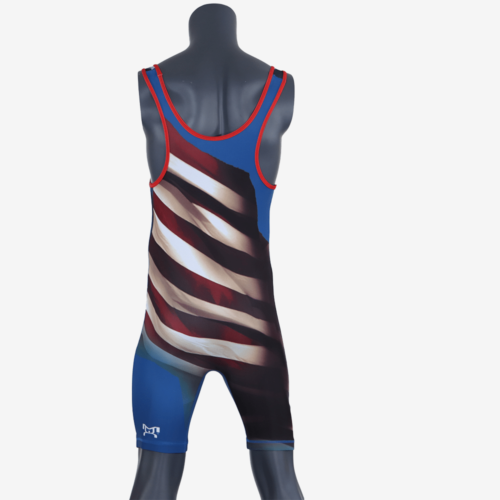 MyHouse Mens USA Flag Singlet - Image 5