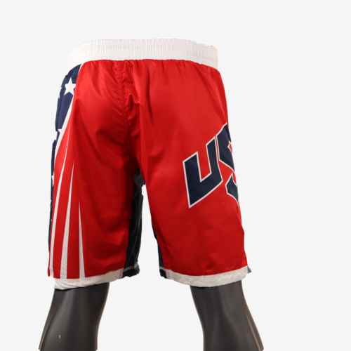 Red USA  Fully Sublimated Fight Shorts - Image 18