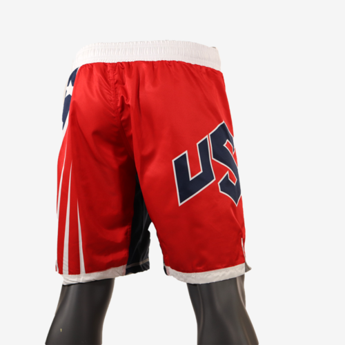 Red USA  Fully Sublimated Fight Shorts - Image 17