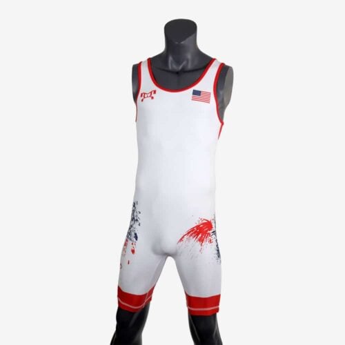 MyHouse USA Freestyle - White Singlet - Image 43