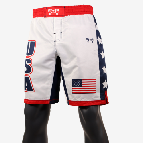 USA White Fully Sublimated Shorts with Stars - Image 32