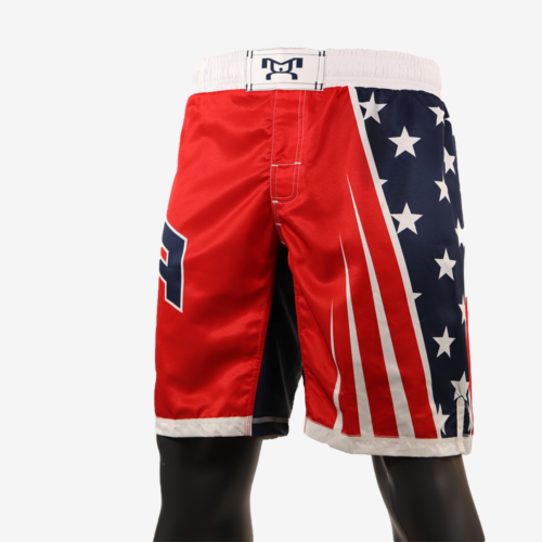 Red USA  Fully Sublimated Fight Shorts - Image 34
