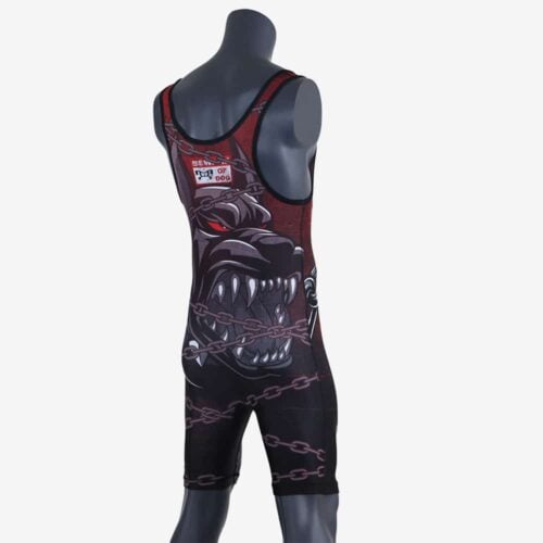Beware of Dog MyHOUSE Singlet - Red - Image 17