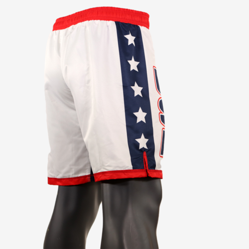USA White Fully Sublimated Shorts with Stars - Image 12
