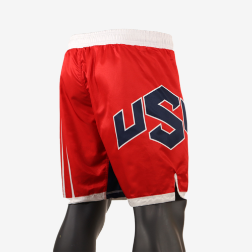 Red USA  Fully Sublimated Fight Shorts - Image 14