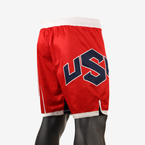 Red USA  Fully Sublimated Fight Shorts - Image 13