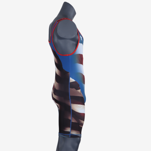 MyHouse Mens USA Flag Singlet - Image 4