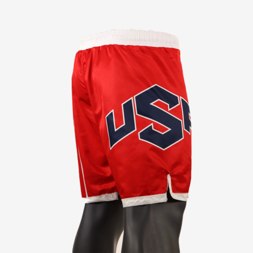 Red USA  Fully Sublimated Fight Shorts - Image 12