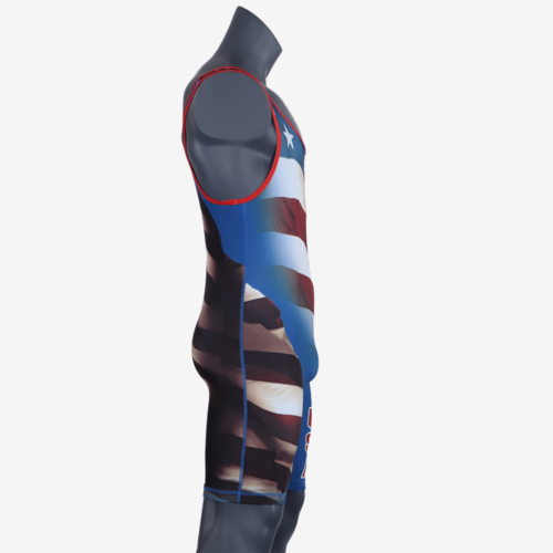 MyHouse Mens USA Flag Singlet - Image 3
