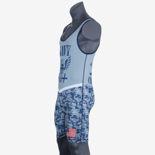 Navy - Men's Singlet - Image 8