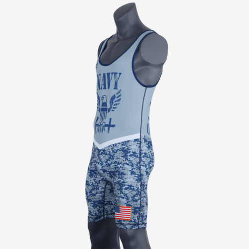 Navy - Men's Singlet - Image 7