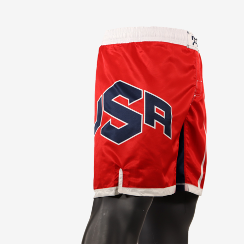 Red USA  Fully Sublimated Fight Shorts - Image 8