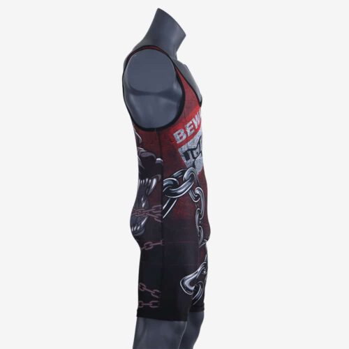 Beware of Dog MyHOUSE Singlet - Red - Image 10