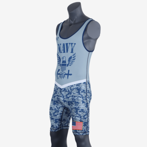 Navy - Men's Singlet - Image 6