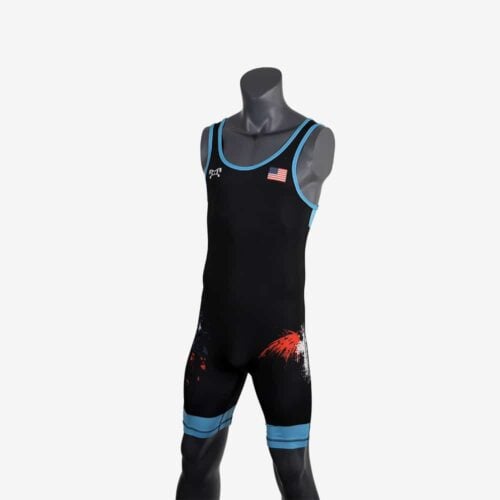 MyHOUSE USA Freestyle - Black Singlet - Image 5