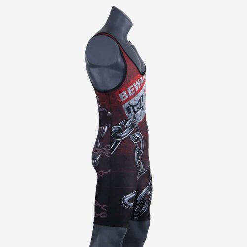 Beware of Dog MyHOUSE Singlet - Red - Image 9