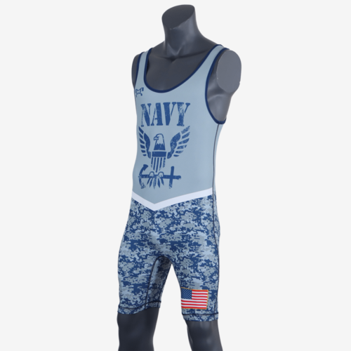 Navy - Men's Singlet - Image 5