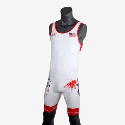 MyHouse USA Freestyle - White Singlet - Image 42