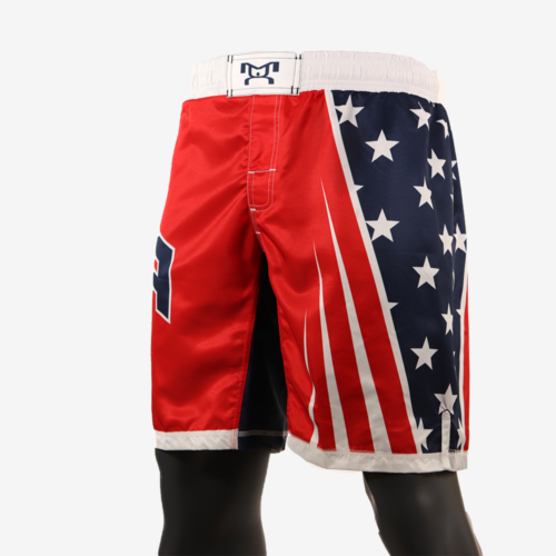 Red USA  Fully Sublimated Fight Shorts - Image 33