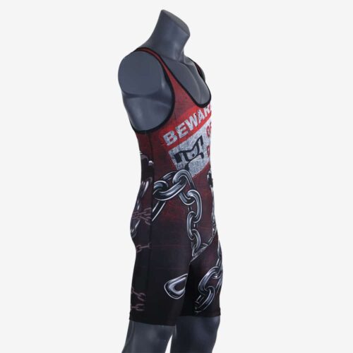 Beware of Dog MyHOUSE Singlet - Red - Image 8
