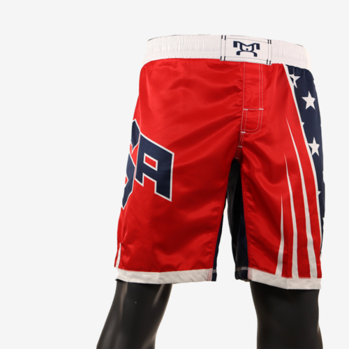 Red USA  Fully Sublimated Fight Shorts - Image 4
