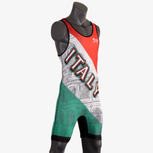 Colosseum - Italy Wrestling Singlet - Image 5