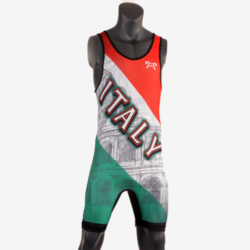 Colosseum - Italy Wrestling Singlet - Image 3